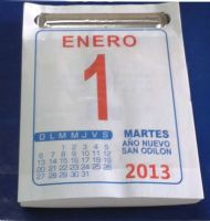 CALENDARIO EXFOLIADOR